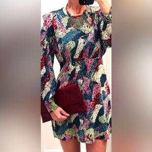 Lili Sidonoi Colorful Patterned Dress. Size Small in mint condition